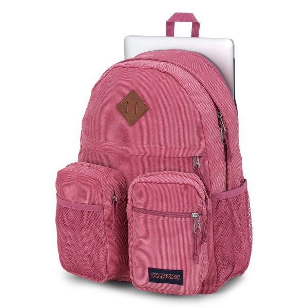 slide 2 of 8, Jansport Granby Remix Backpack, Mauve Haze Corduroy, 1 ct
