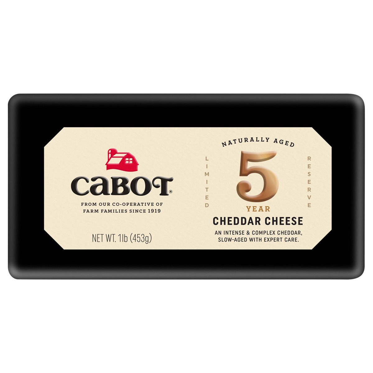 slide 1 of 2, 8/1Lb 5 Year White Cheddar Brick, 1 lb