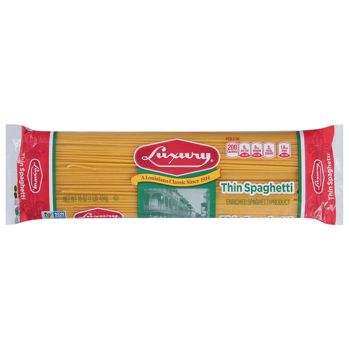 slide 1 of 9, Luxury Thin Spaghetti 16 oz, 16 oz