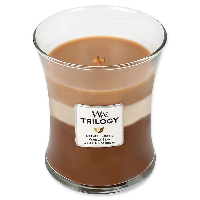 slide 1 of 1, WoodWick Trilogy Spiced Confections Jar Candle, 1 ct