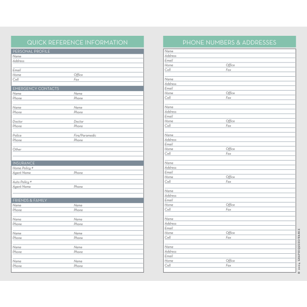 slide 2 of 5, 2024-2026 Graphique 29-Month Monthly Pocket Planner, 4"" X 6"", Classic Charm, August To December, 1 ct