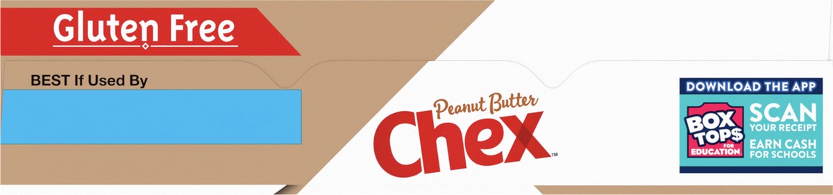 slide 8 of 8, Chex Peanut Butter Chex Cereal, Gluten Free Breakfast Cereal, Made with Whole Grain, 12.2 oz, 12.2 oz