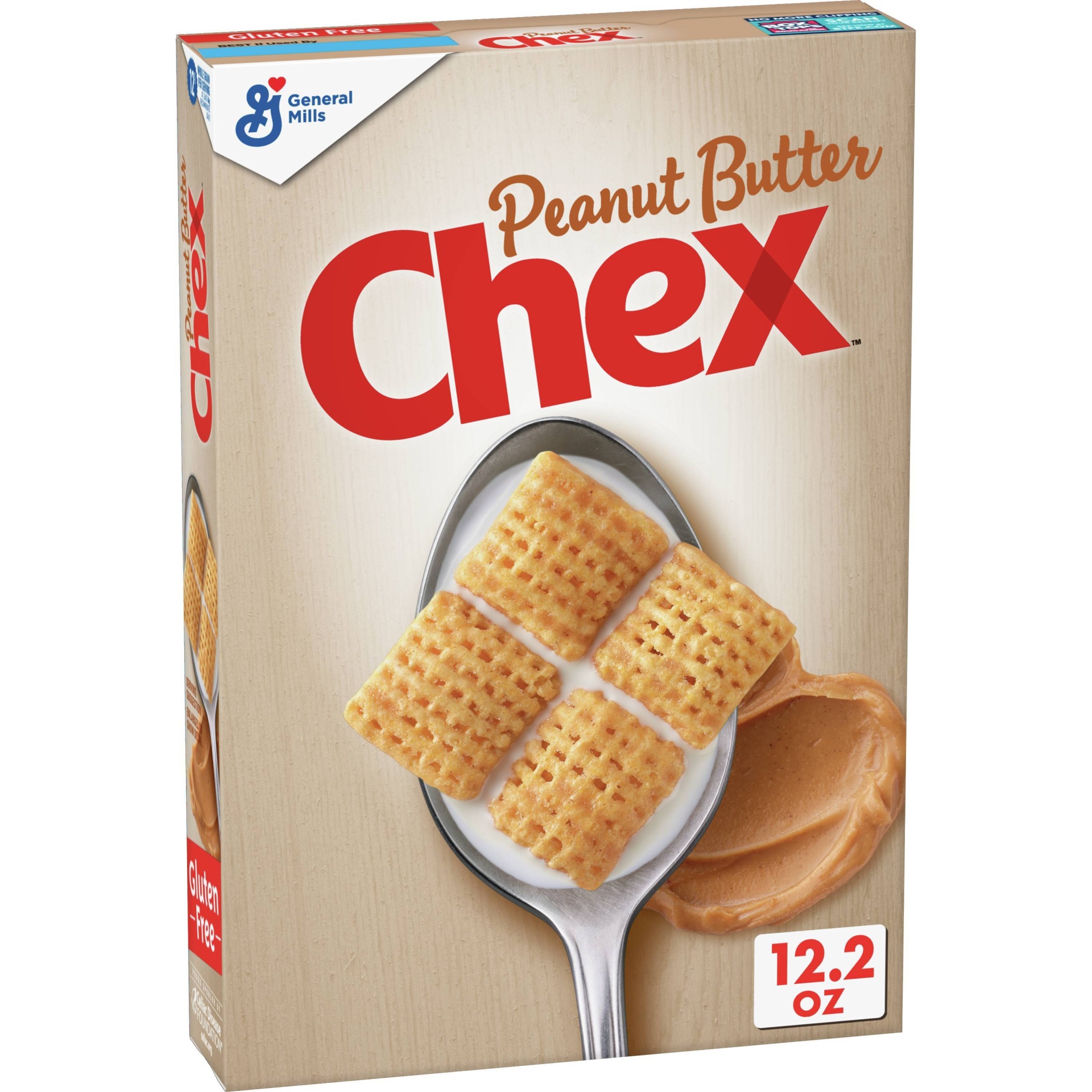 slide 1 of 3, General Mills Peanut Butter Chex Cereal, Gluten Free, 12.2 Oz, 12.2 oz