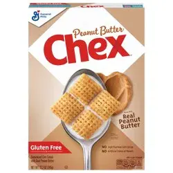 Chex Peanut Butter Chex Cereal, Gluten Free Breakfast Cereal, Made with Whole Grain, 12.2 oz