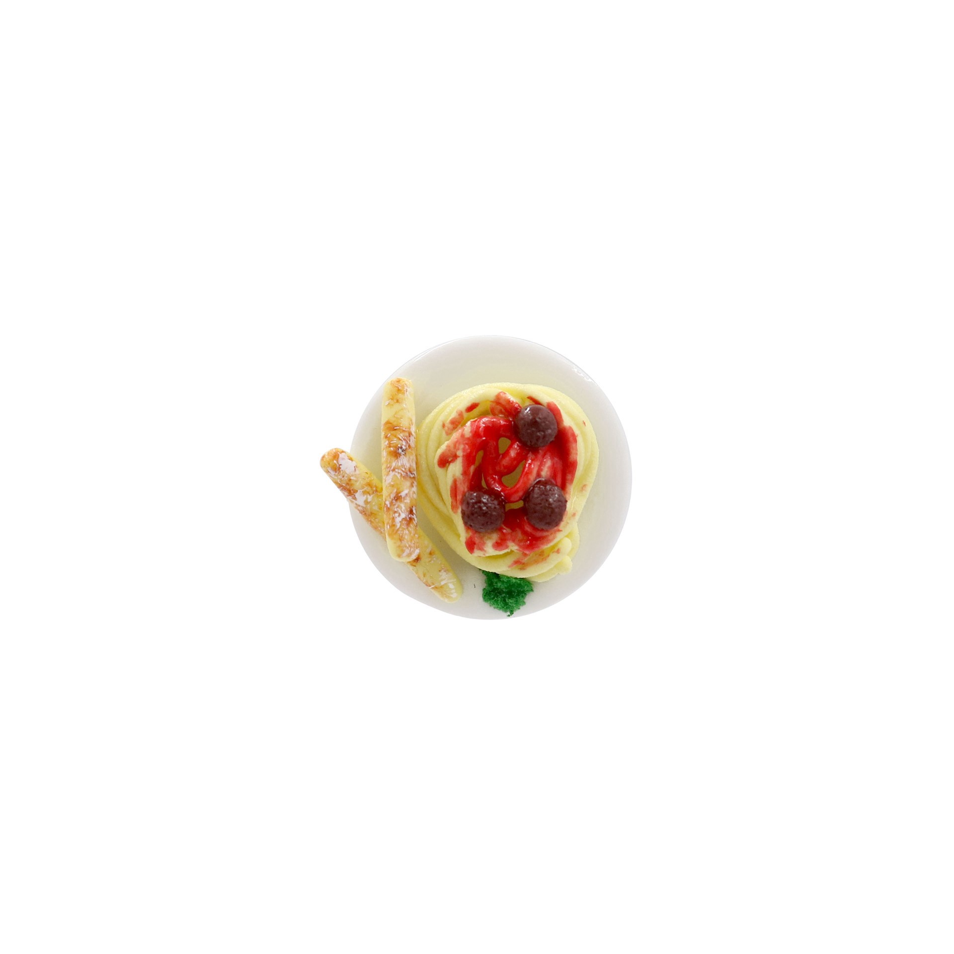 slide 2 of 2, Miniature Pasta Plate By Make Market, 1.03 in x 1.01 in x 0.44 in