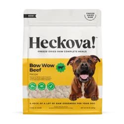 Heckova! Bow Wow Beef Recipe Freeze-Dried Raw Dog Food, 20 oz