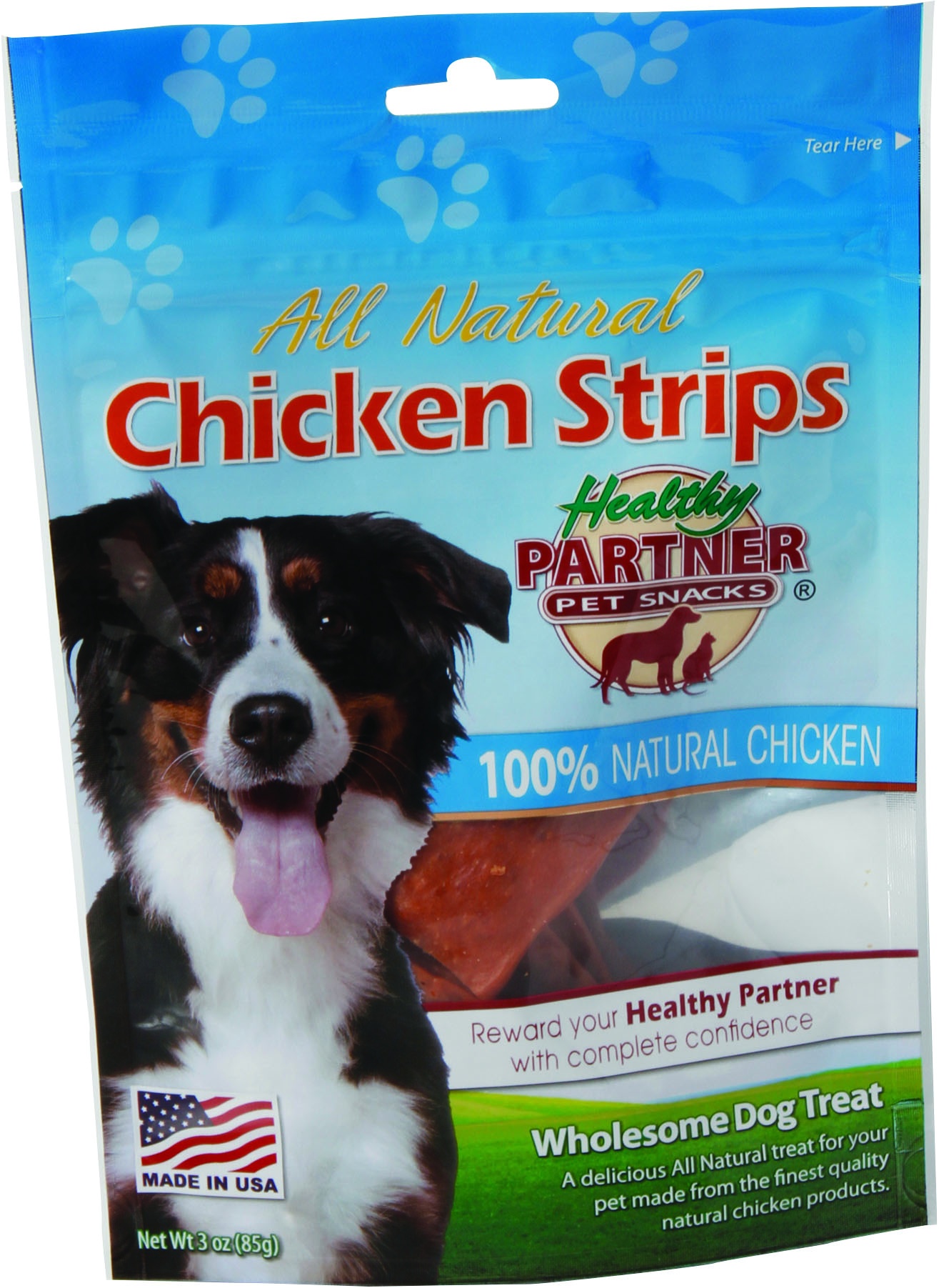 slide 1 of 1, HP Chick Strips Pet, 3 oz