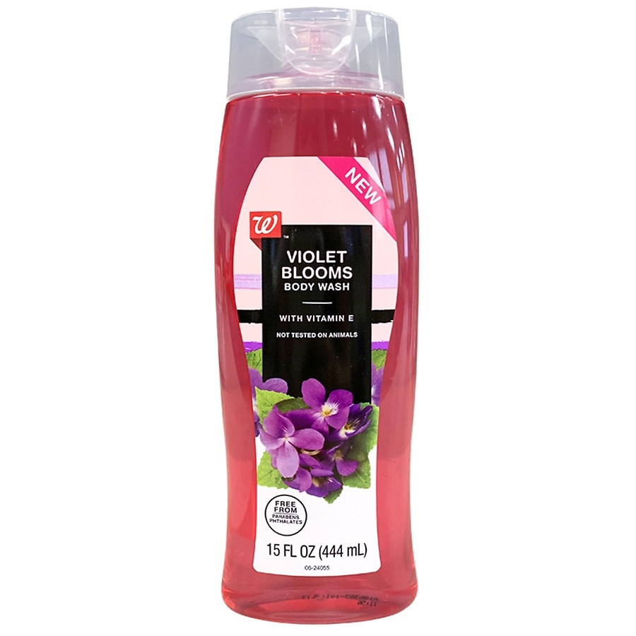 slide 1 of 1, Walgreens Violet Blooms Body Wash, 15 fl oz