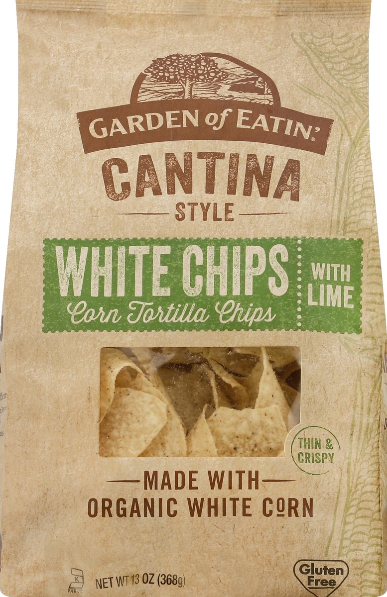 slide 5 of 6, Garden of Eatin' Cantina Style White Chips Corn Tortilla Chips With Lime, 13 oz