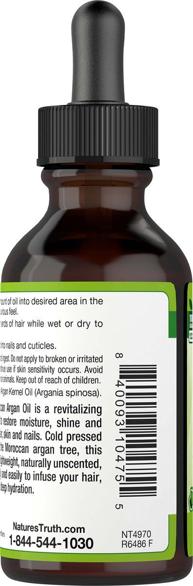 slide 2 of 5, Nature's Truth Organic Moroccan Argan Oil Serum, 2 fl oz