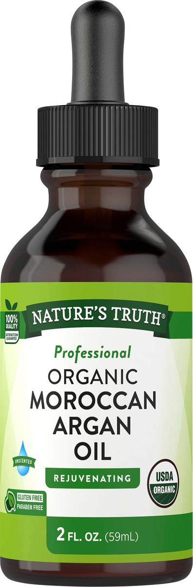 slide 3 of 5, Nature's Truth Organic Moroccan Argan Oil Serum, 2 fl oz