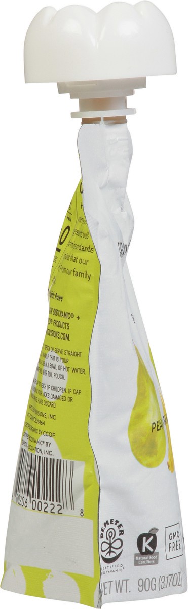 slide 10 of 12, White Leaf Provisions Pear + Banana + Kiwi Baby Food 3.17 oz, 90 gram