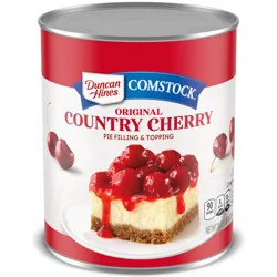 Duncan Hines Comstock Original Country Cherry Pie Filling and Topping, 30 oz.