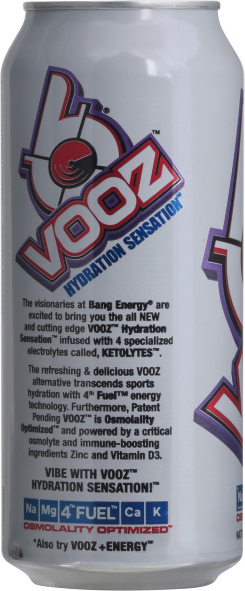 slide 7 of 9, Bang Vooz Hydration Sensation Blackberry Blitz Energy Drink - 16 fl oz, 16 fl oz