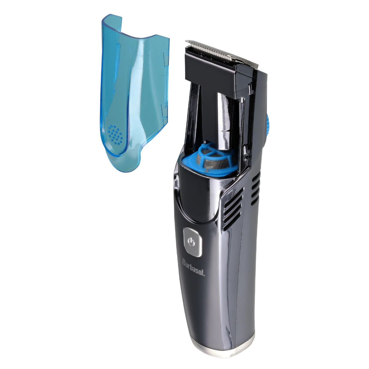 slide 21 of 29, Barbasol LCD Rechargeable Vacuum Beard Trimmer, 1 ct