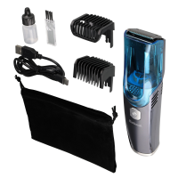 slide 10 of 29, Barbasol LCD Rechargeable Vacuum Beard Trimmer, 1 ct