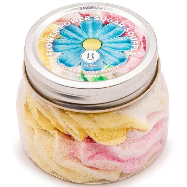 slide 1 of 1, Basin Flower Power Sugar Souffle, 7.4 fl oz
