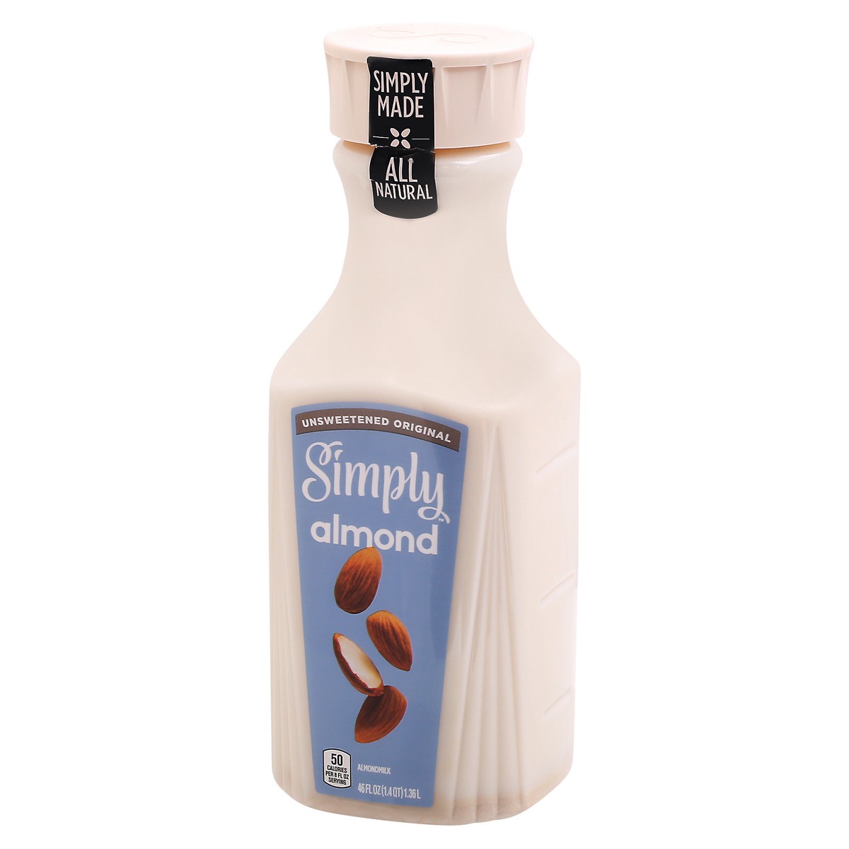 slide 2 of 10, Simply Almond Original Unsweetened Bottle, 46 fl oz, 46 fl oz