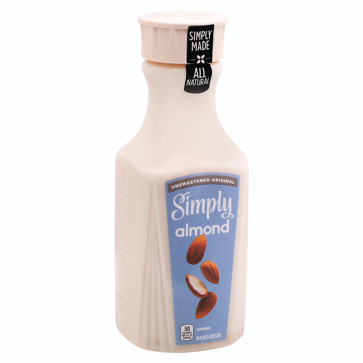 slide 10 of 10, Simply Almond Original Unsweetened Bottle, 46 fl oz, 46 fl oz