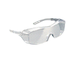 slide 2 of 5, 3M Over The Glass Safety Eyewear, Clear Frame, Clear/Scratch Resistant Lenses, 1 ct