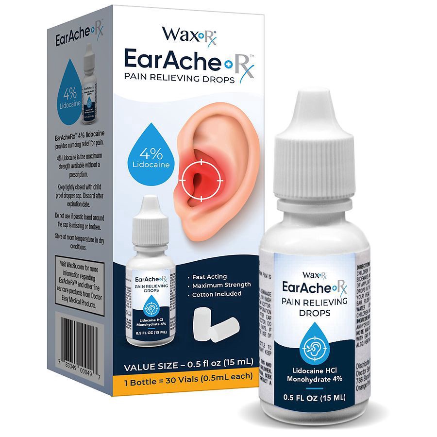 slide 2 of 3, Wax-Rx EarAcheRx Kids Pain Relieving Drop 0.5 fl oz, 0.5 fl oz