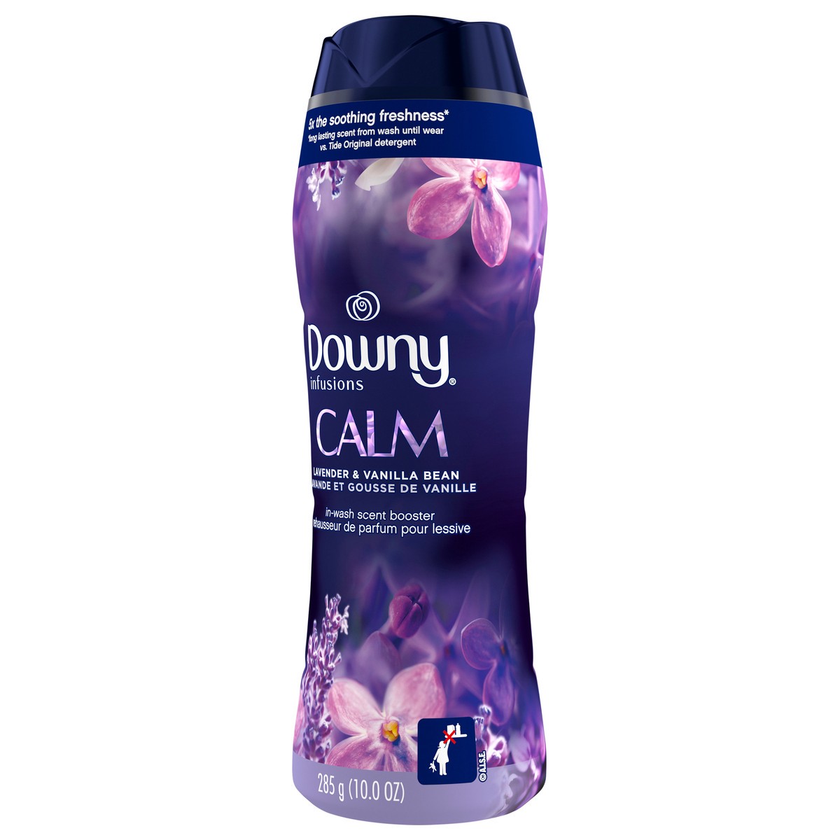 slide 3 of 4, Downy Infusions In-Wash Scent Booster Beads, Calm, Lavender & Vanilla Bean, 10 oz, 10 oz