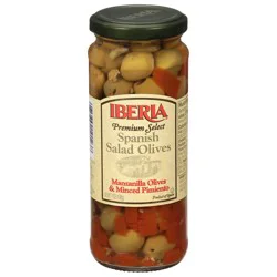 Iberia Premium Select Spanish Salad Olives - 7 oz