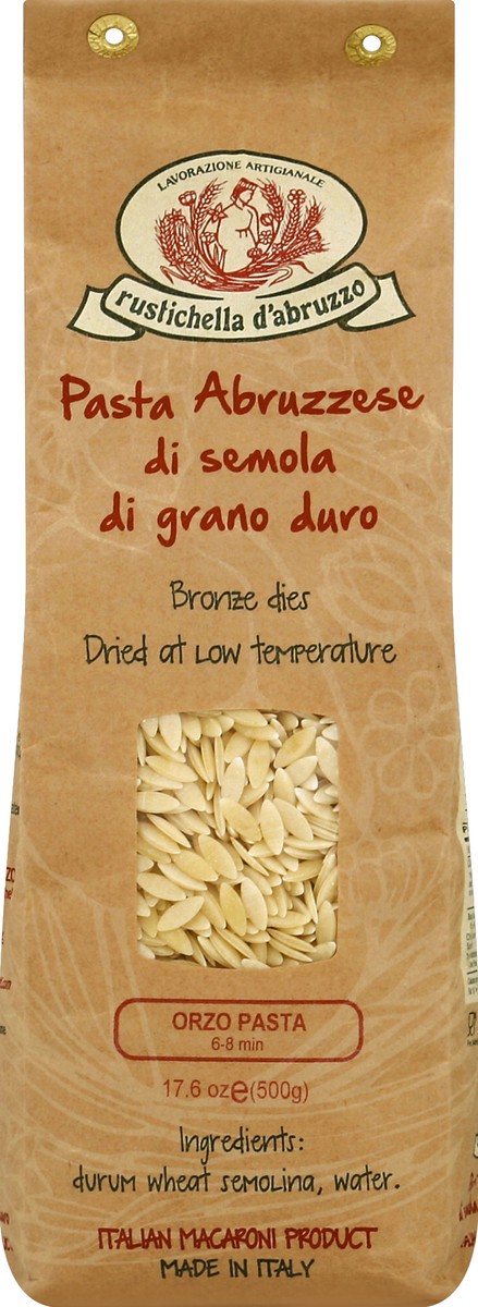 slide 4 of 4, Rustichella d'Abruzzo Orzo Pasta 17.6 oz, 17.6 oz