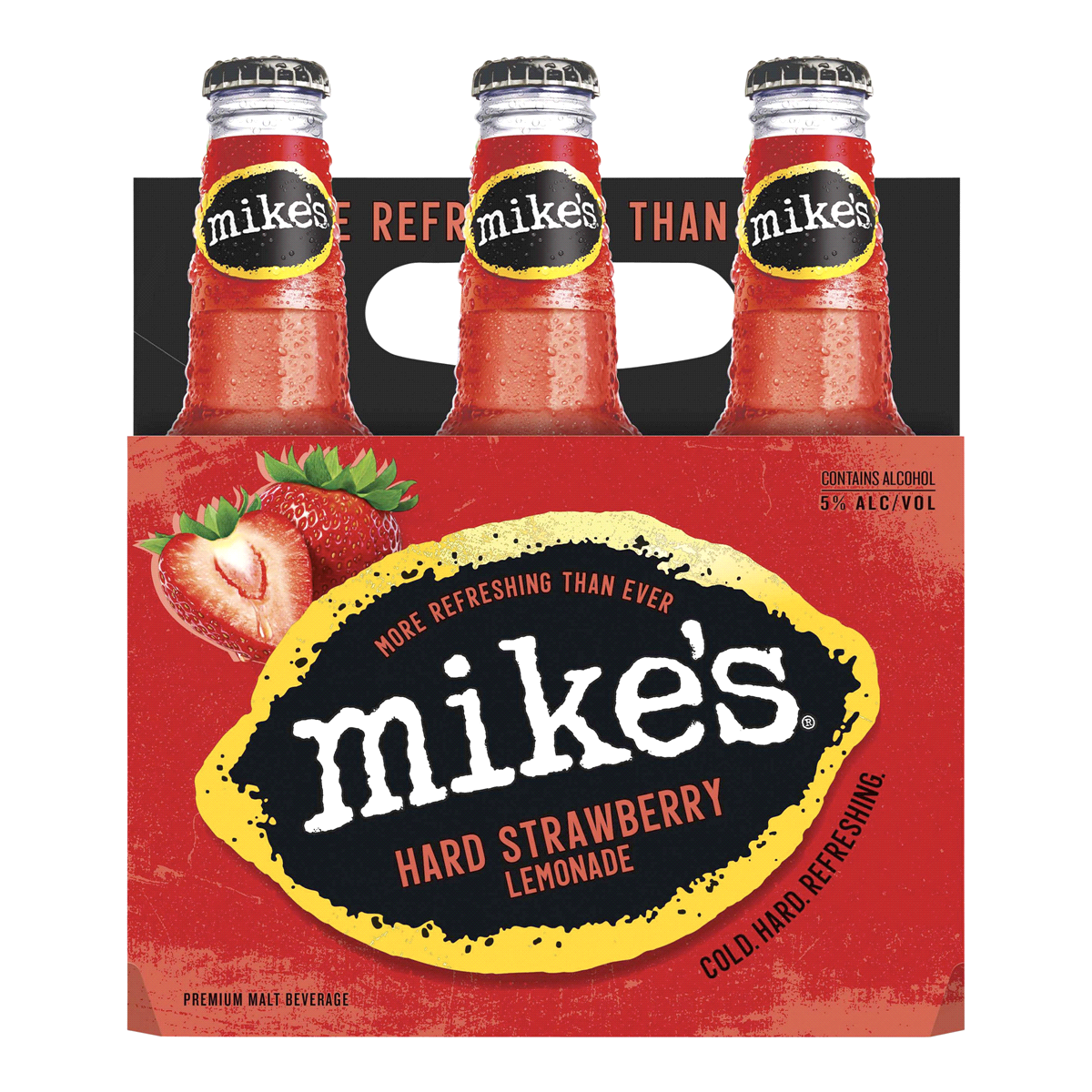 slide 1 of 5, Mike's Hard Strawberry Lemonade, 11.2 fl oz