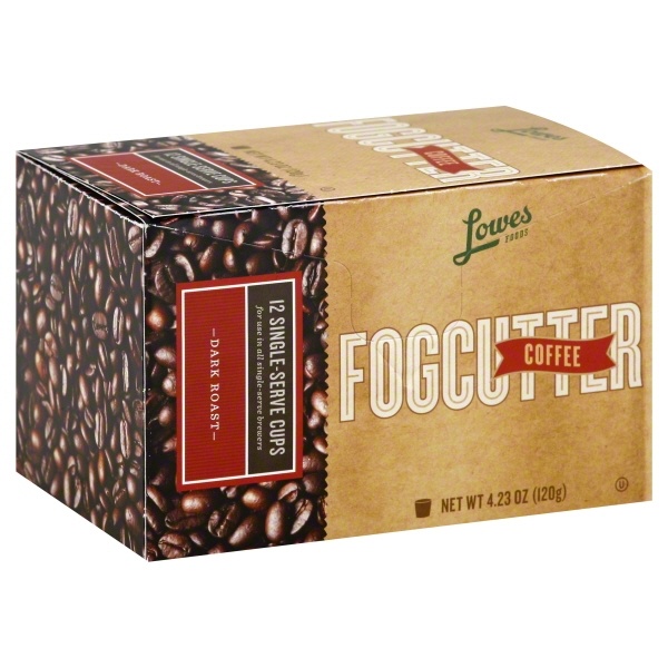 slide 1 of 1, Lowes Foods Coffee Fogcutter Single-Serve Pods - 12 ct, 12 ct