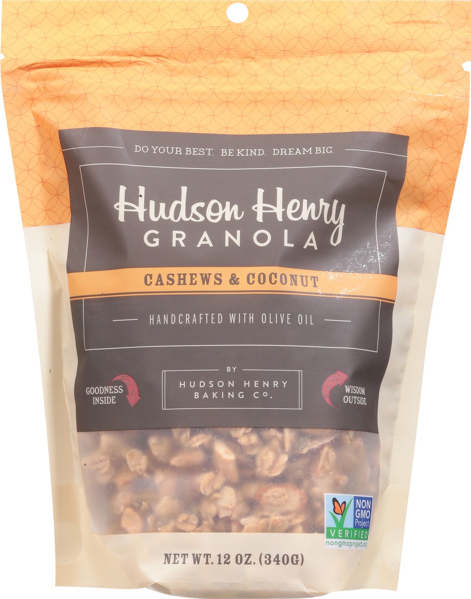 slide 8 of 13, Hudson Henry Cashews & Coconut Granola 12 oz, 12 oz