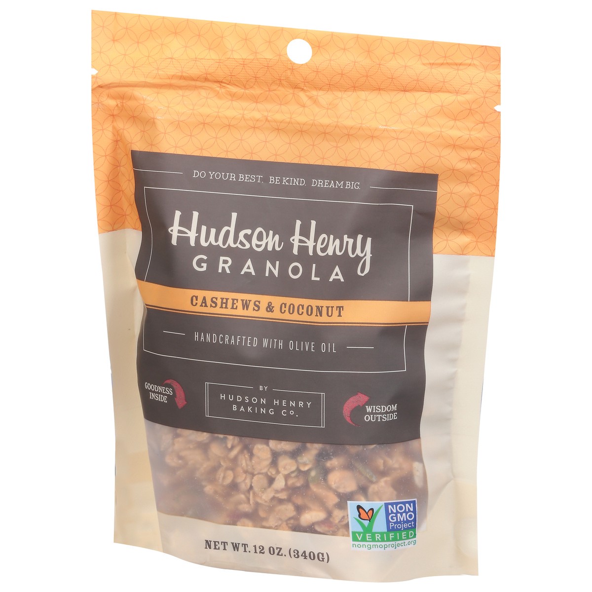 slide 5 of 13, Hudson Henry Cashews & Coconut Granola 12 oz, 12 oz