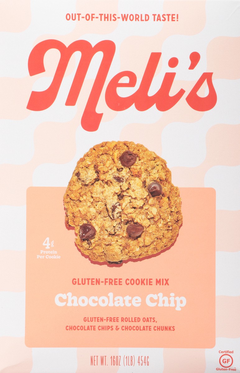slide 1 of 9, Meli's Gluten-Free Chocolate Chip Cookie Mix 16 oz, 16 oz