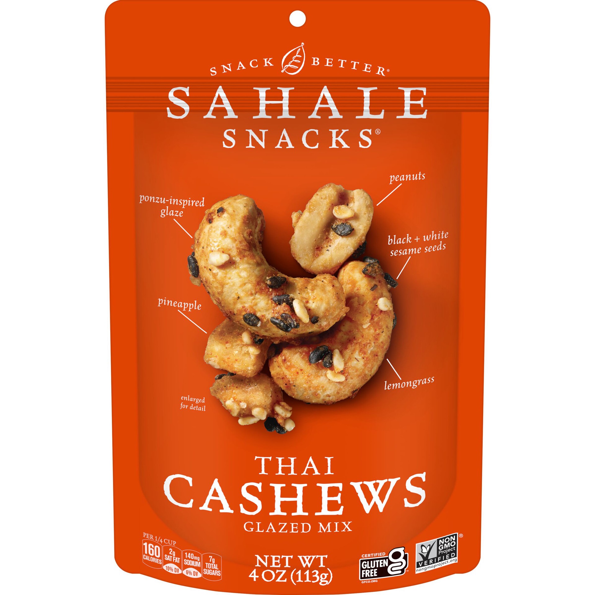slide 1 of 6, Sahale Snacks Cashews 4 oz, 4 oz