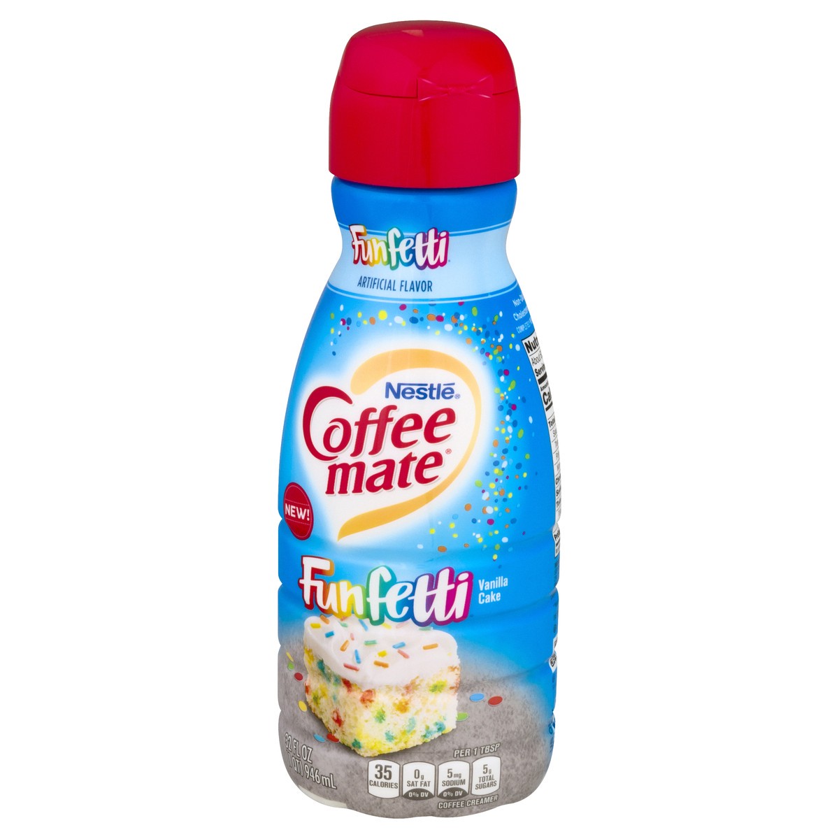 slide 7 of 10, Coffee mate Funfetti Coffee Creamer, 32 oz