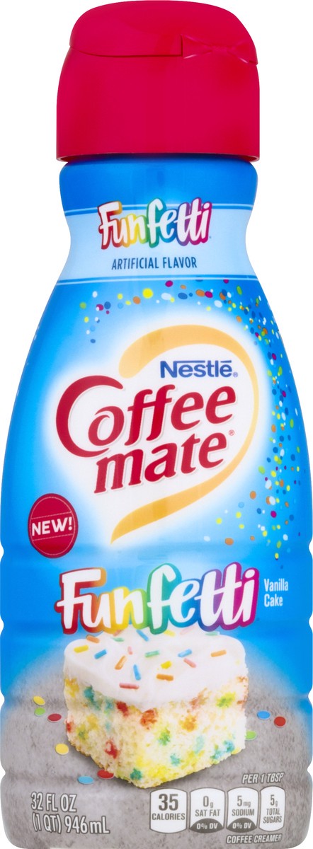 slide 3 of 10, Coffee mate Funfetti Coffee Creamer, 32 oz