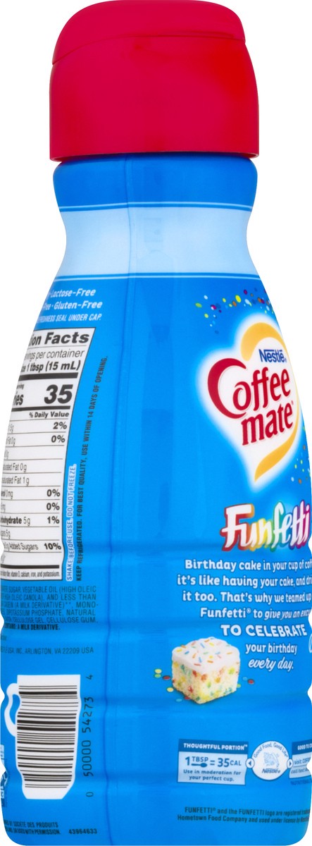 slide 5 of 10, Coffee mate Funfetti Coffee Creamer, 32 oz