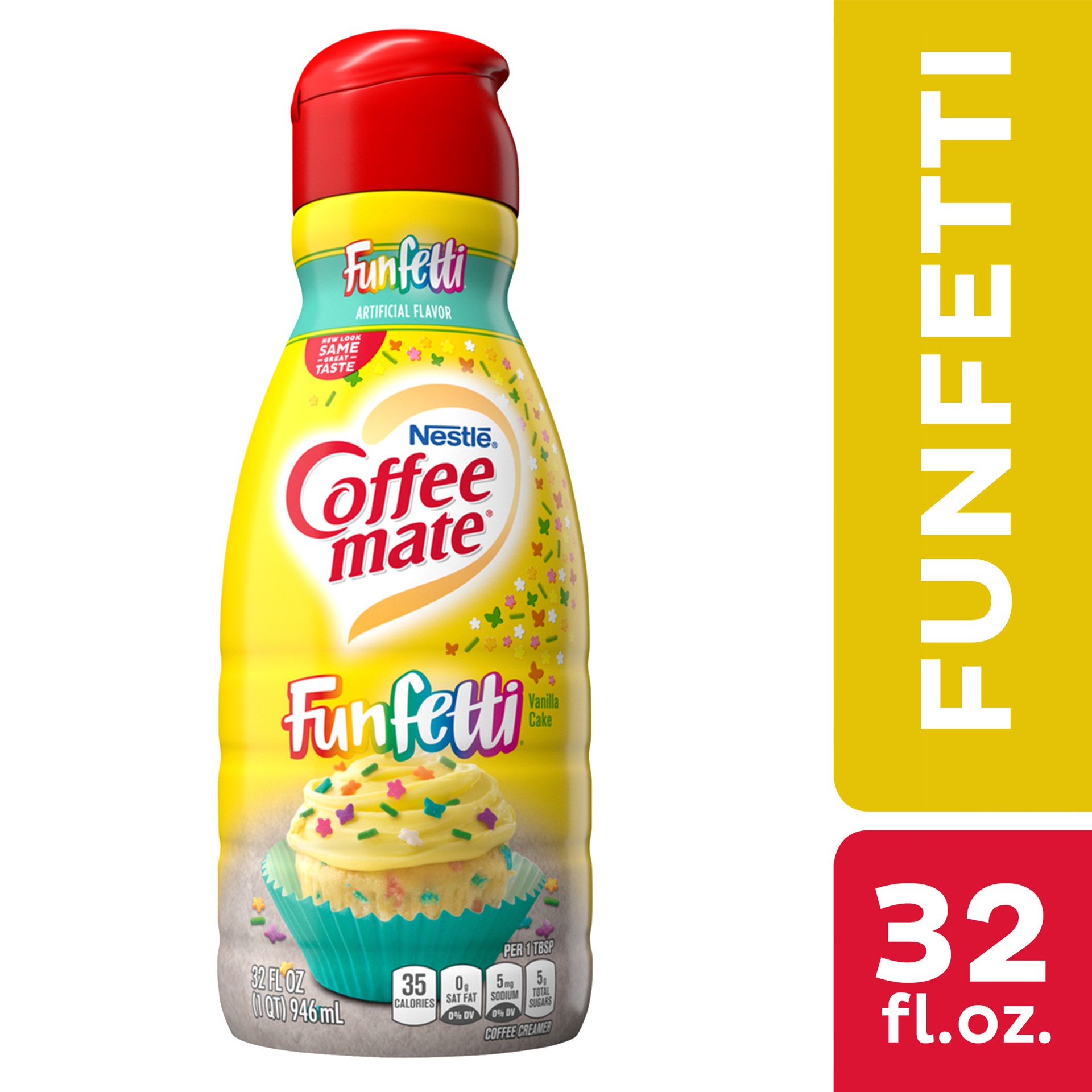 slide 1 of 10, Coffee mate Funfetti Coffee Creamer, 32 oz