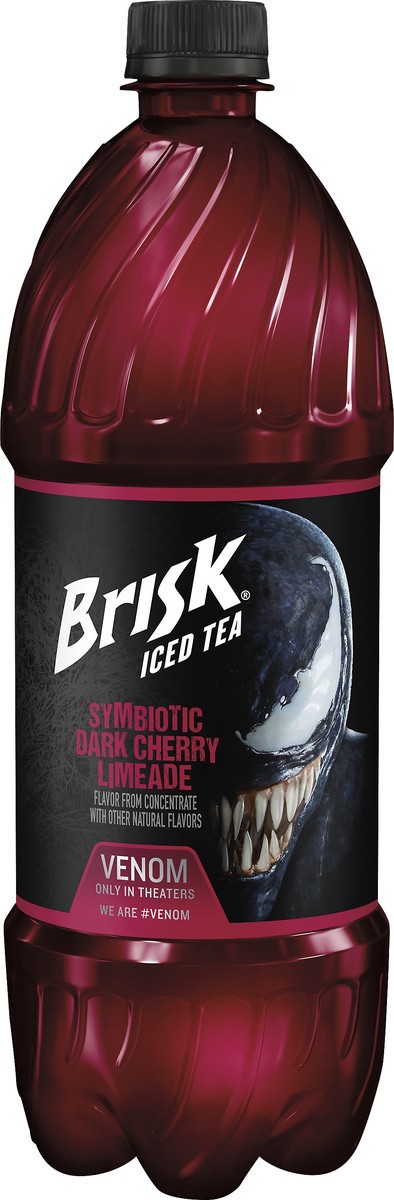 slide 4 of 4, Brisk Symbiotic Dark Cherry Limeade Iced Tea - 1 l, 1 l