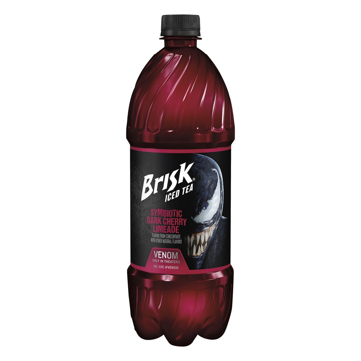 slide 1 of 4, Brisk Symbiotic Dark Cherry Limeade Iced Tea - 1 l, 1 l