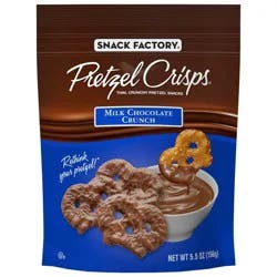 Snack Factory Milk Chocolate Covered Pretzel Crisps