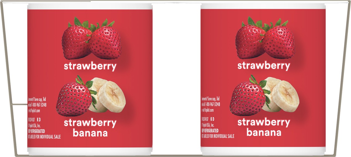 slide 3 of 9, Yoplait Original Strawberry and Strawberry Banana Yogurt - 8pk/6oz Cups, 8 ct; 6 oz