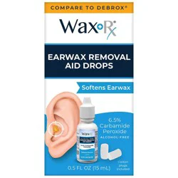 WaxRx Earwax Removal Aid Drops 0.5 fl oz