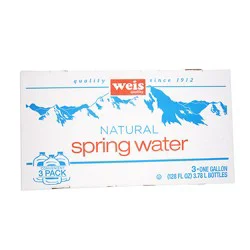 Weis Quality Natural Spring Water - 384 fl oz