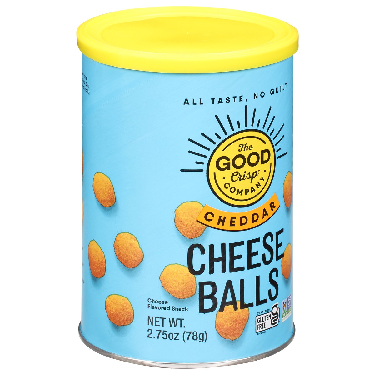 slide 4 of 12, The Good Crisp Company Cheddar Cheese Balls 2.75 oz, 