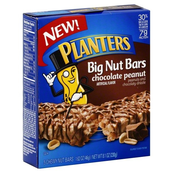 slide 1 of 1, Planters Chocolate Peanut Bar, 8.1 oz