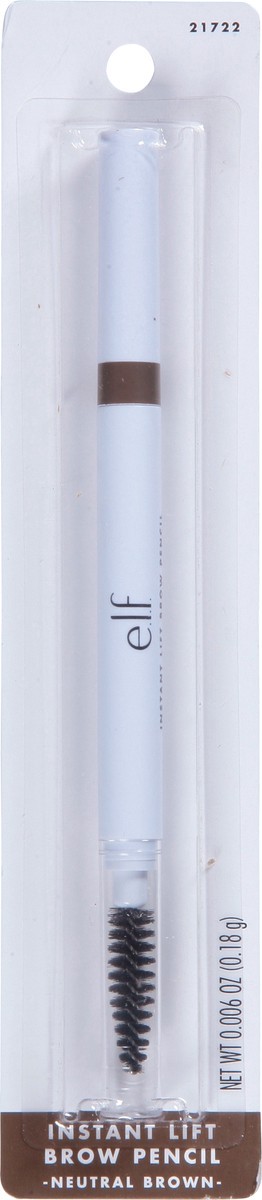 slide 6 of 9, e.l.f. Neutral Brown 21722 Instant Lift Brow Pencil 0.006 oz, 0.01 oz