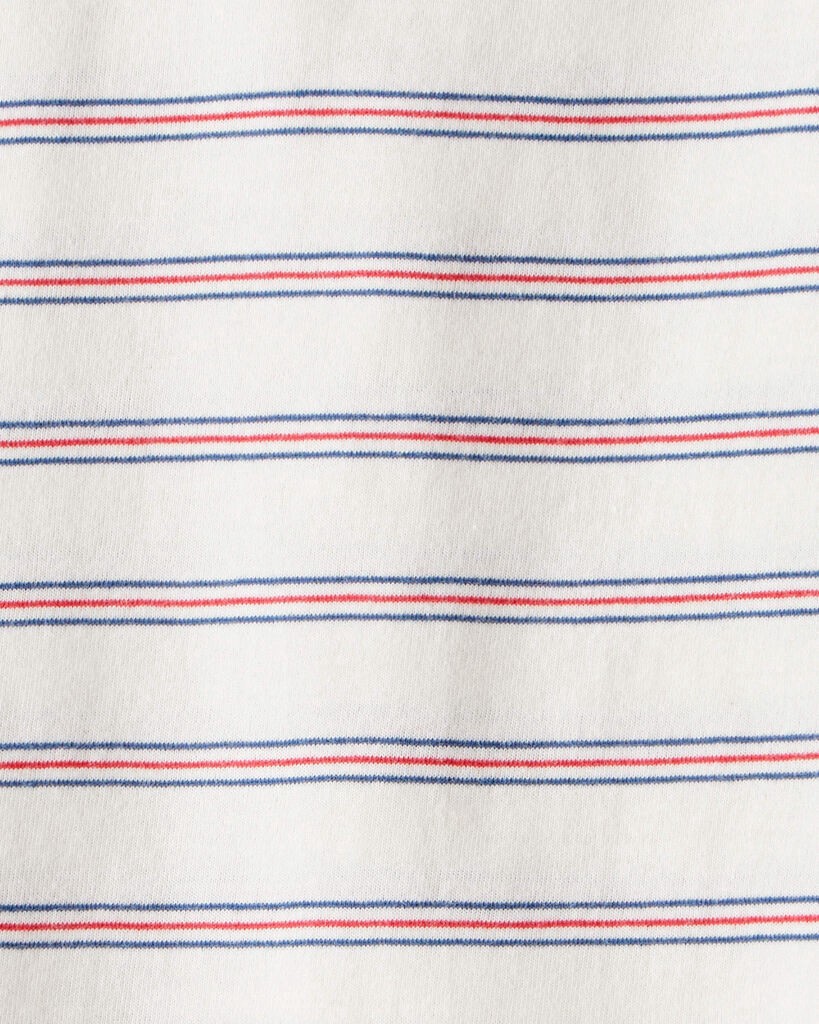 slide 2 of 2, Carter's Toddler Boy Striped Long-Sleeve Tee - Cream Multi 3T, 1 ct