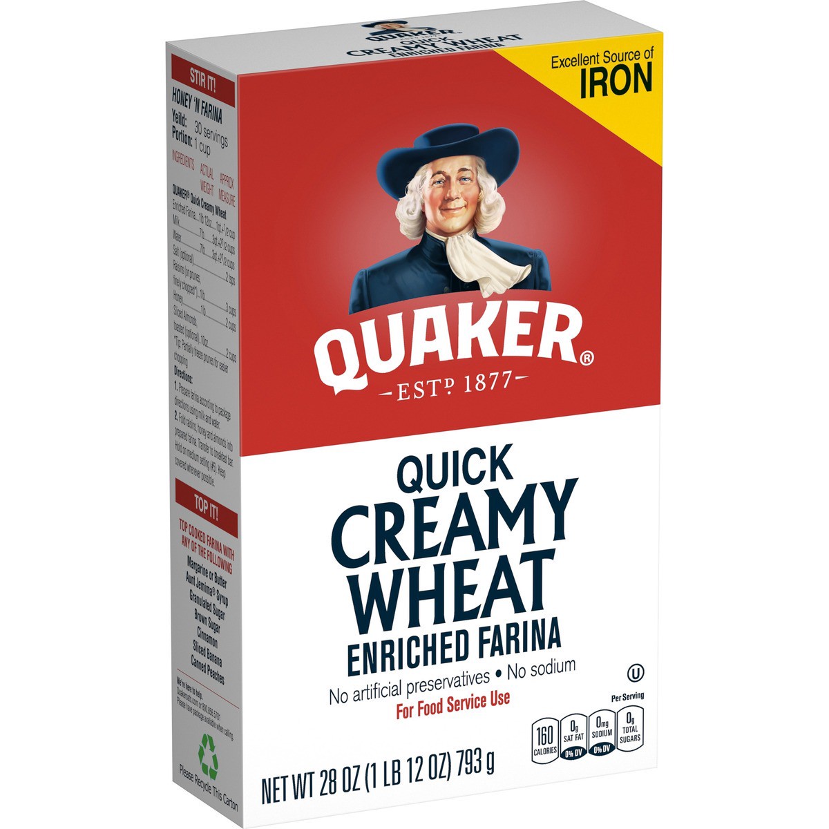 slide 7 of 7, Quaker Oatmeal, 0 oz