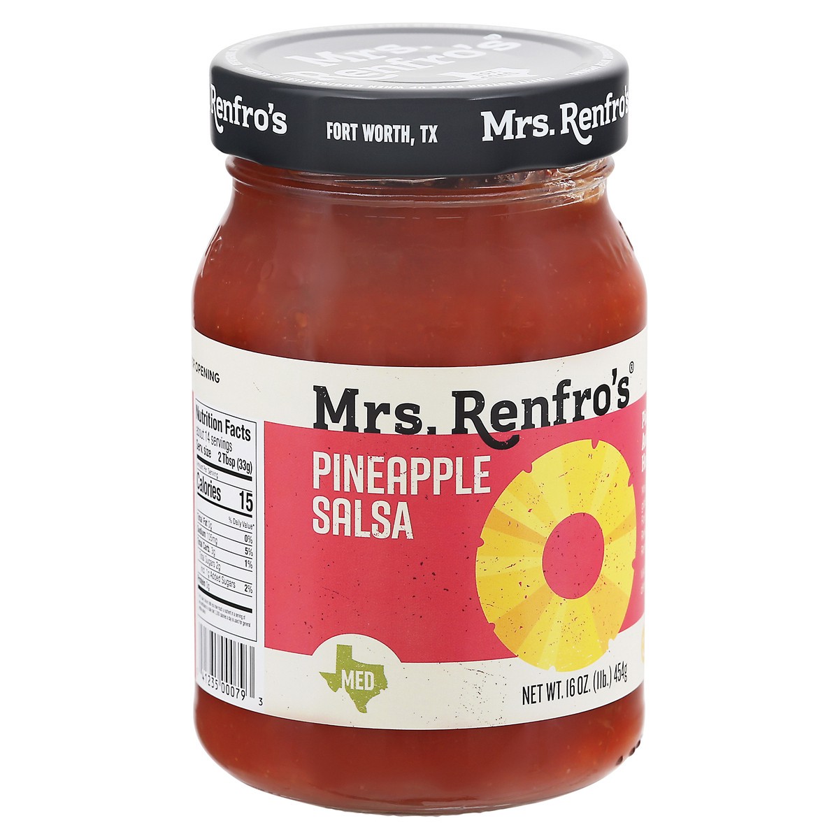 slide 7 of 9, Mrs. Renfro's Medium Pineapple Salsa 16 oz, 16 oz